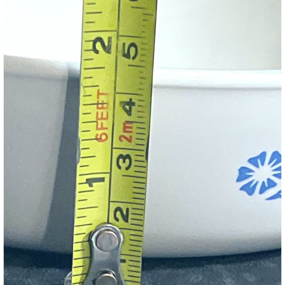 Corning Ware Blue Cornflower Skillet Dish For Range Oven Microwave - Picture 11 of 11